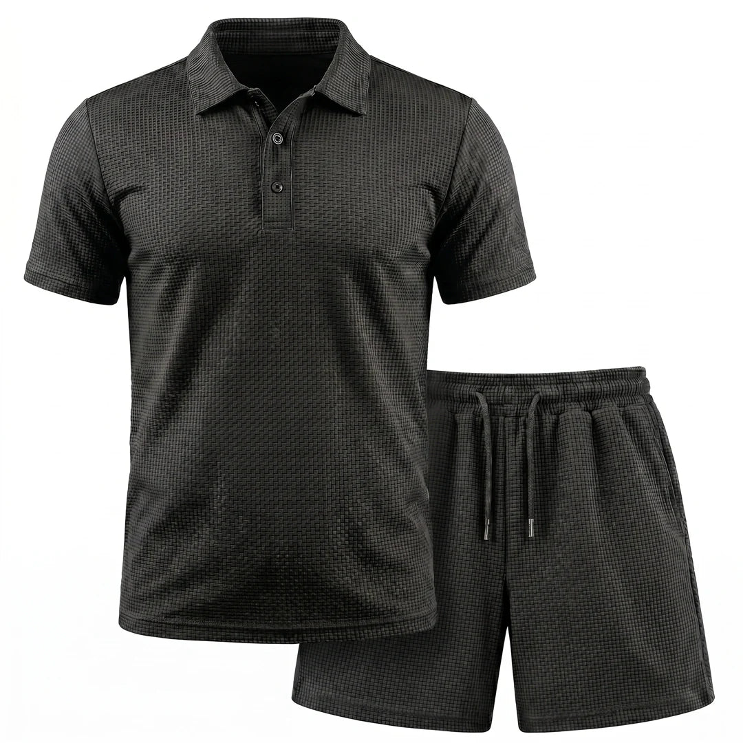 Capri Set - Ultrabequeme Shorts und Polohemd für Männer