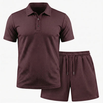 Capri Set - Ultrabequeme Shorts und Polohemd für Männer