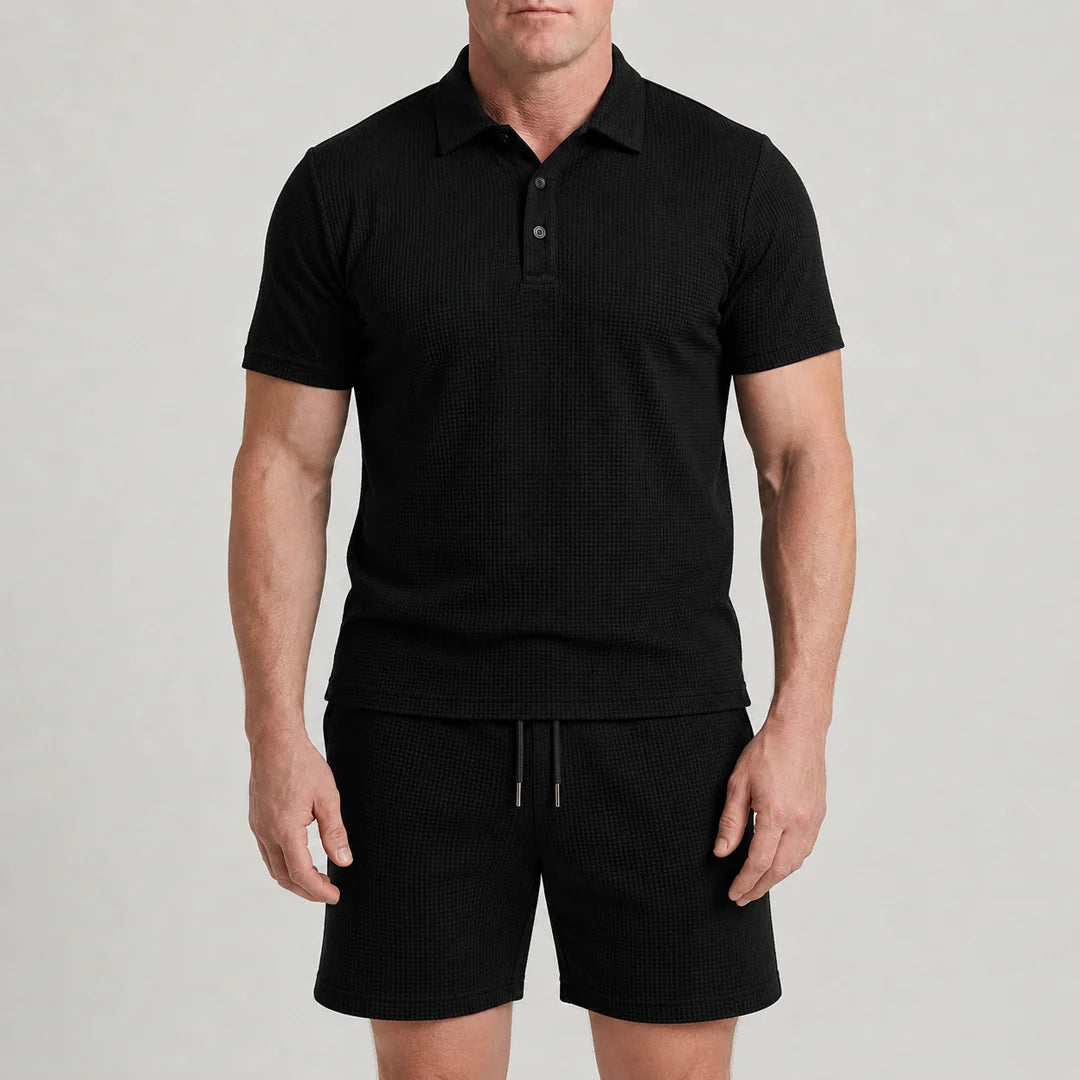 Capri Set - Ultrabequeme Shorts und Polohemd für Männer