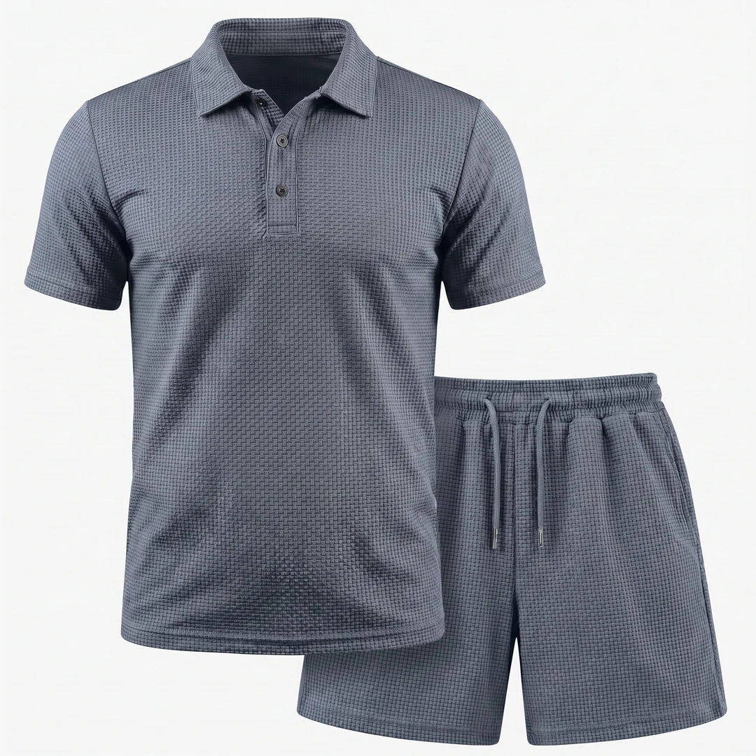 Capri Set - Ultrabequeme Shorts und Polohemd für Männer