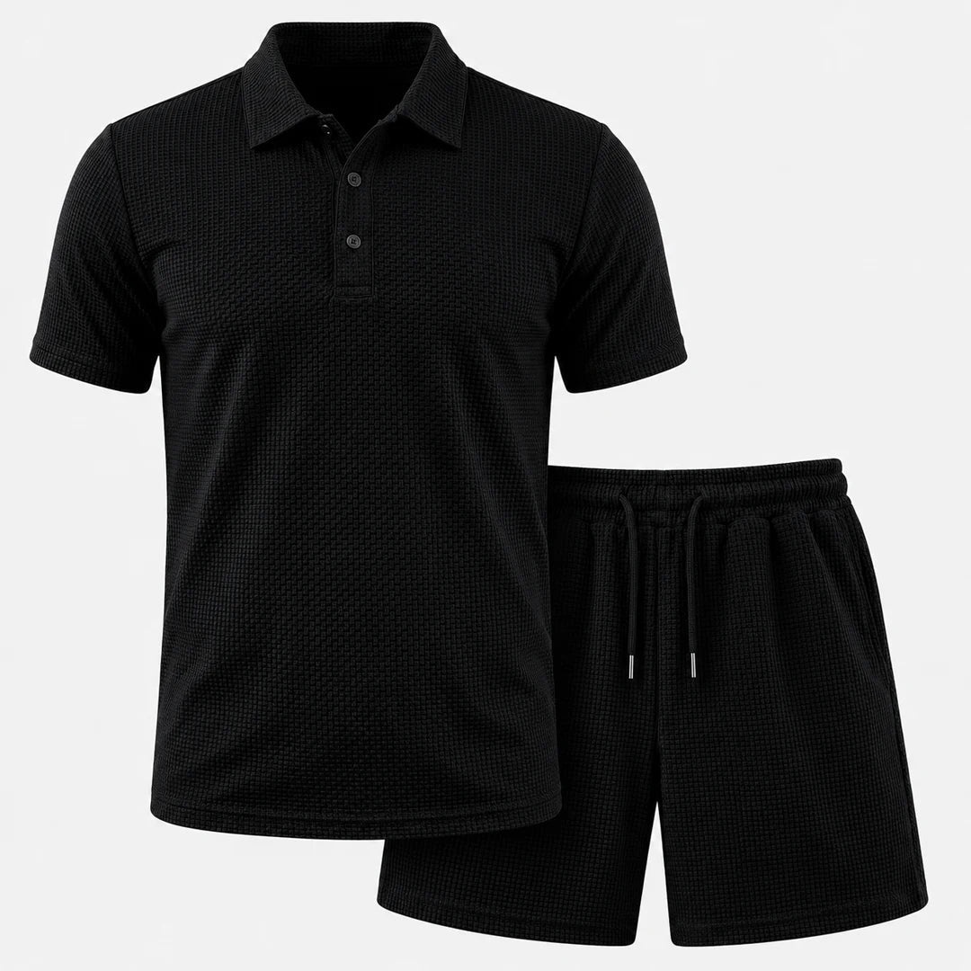 Capri Set - Ultrabequeme Shorts und Polohemd für Männer