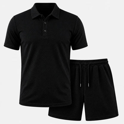 Capri Set - Ultrabequeme Shorts und Polohemd für Männer
