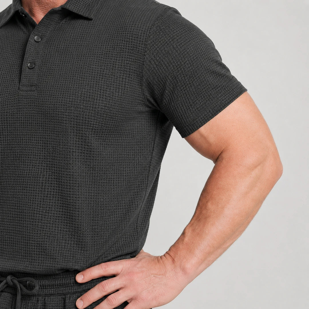 Capri Set - Ultrabequeme Shorts und Polohemd für Männer