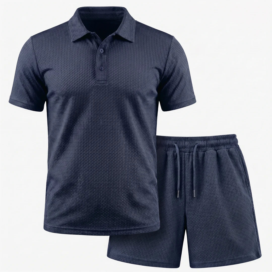 Capri Set - Ultrabequeme Shorts und Polohemd für Männer