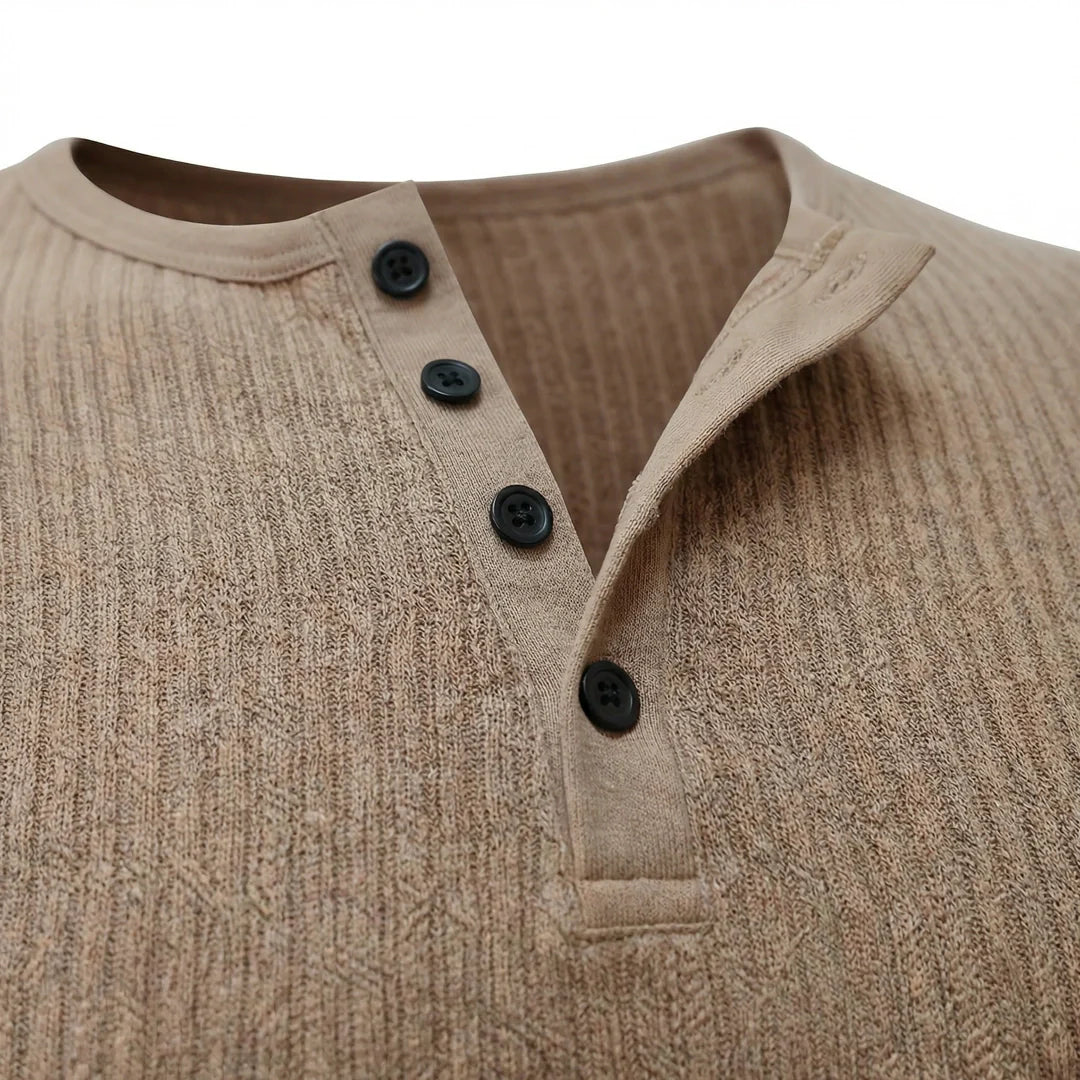Siena - Ultrabequemes Henley-Shirt für Männer